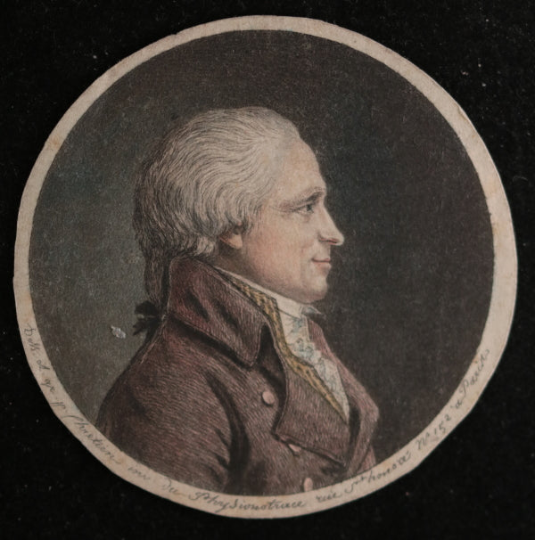 Physionotrace Empire (Chrétien): homme de qualité @1800 Physionotrace Empire (Chrétien): homme de qualité @1800