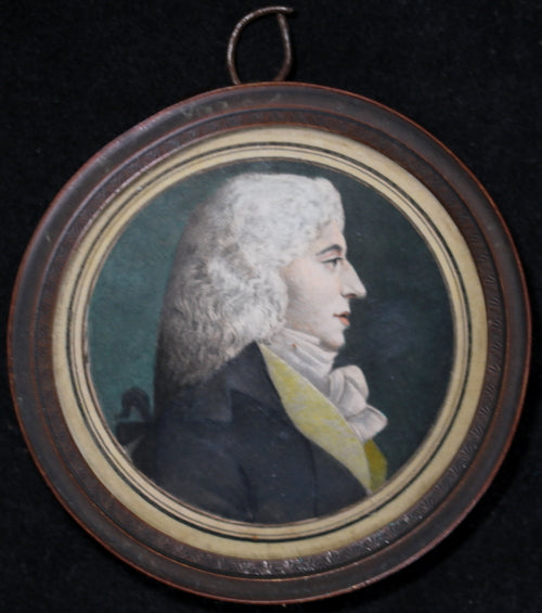 Gravure physionotrace de Henry Luring par Quenedey (Paris 1789-1796)