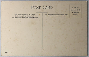 Postcard Canada Old Aboriginal woman CPR @1910