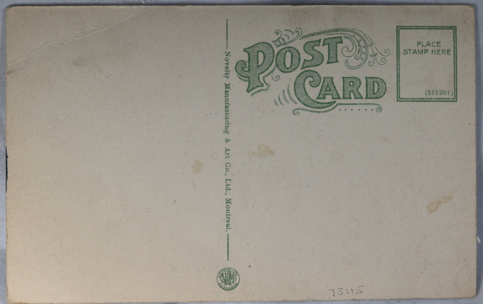 Postcard Cobalt Mines Hospital, Cobalt Ontario @1910