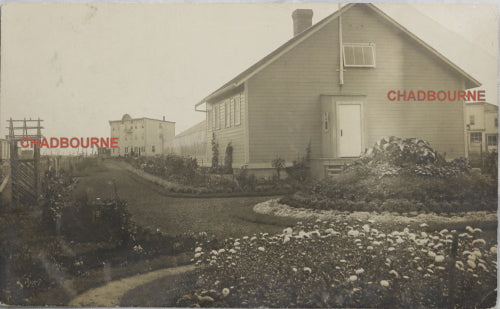 Postcard photo of buildings in Englehart Ontario c. 1910