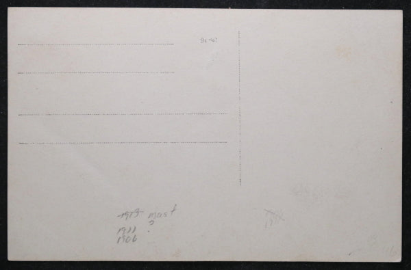 Pre-WW1 photo postcard of German torpedo boat at sea