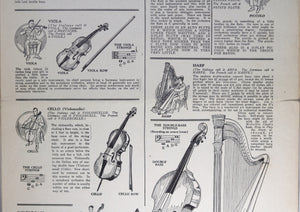 Presser Musical Instrument Pictures advertising brochure 1934