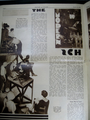 Preview and Review pictorial magazine - October 18th 1930