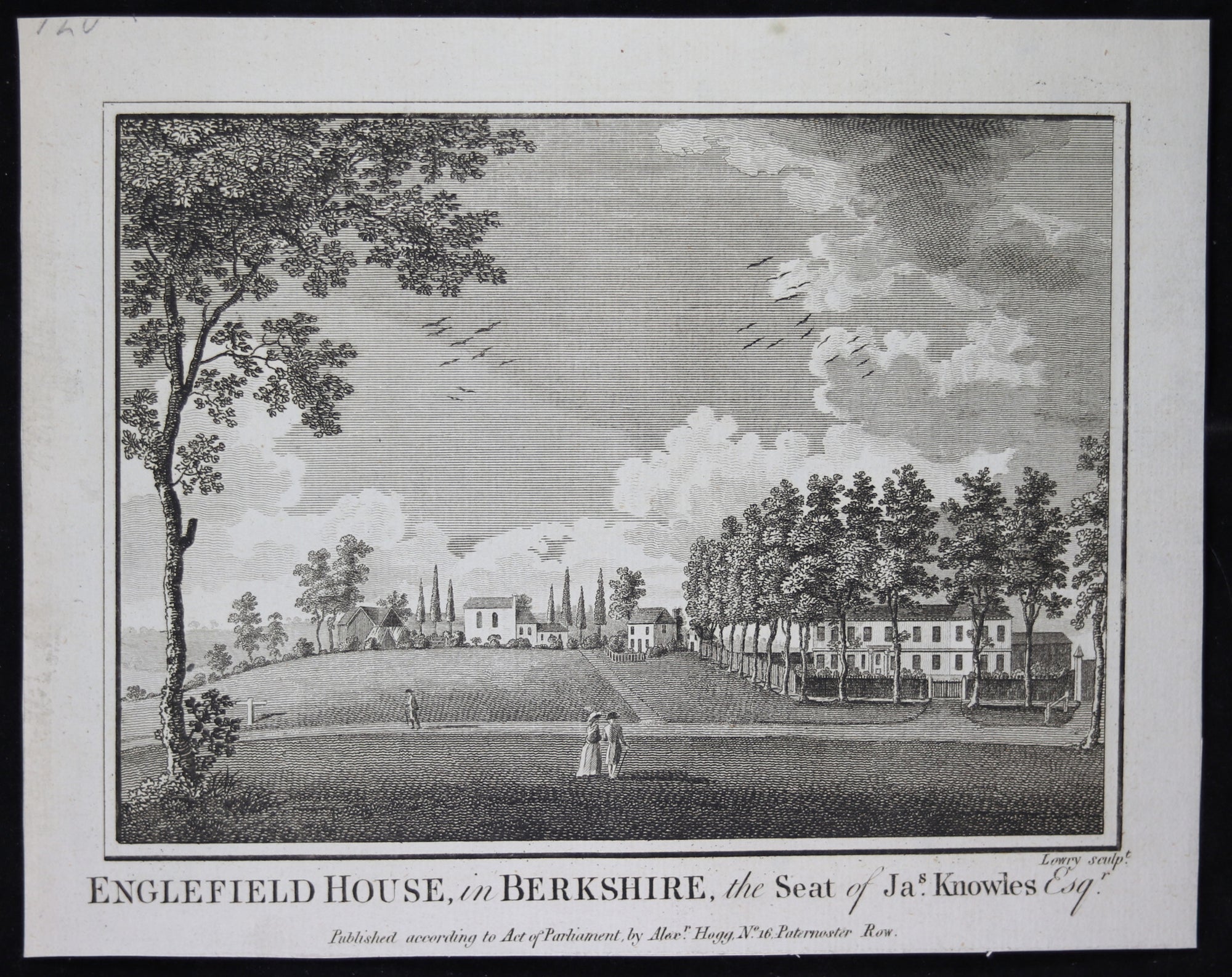 Print ‘Englefield House in Berkshire, the seat of Jas Knowles’ @1790