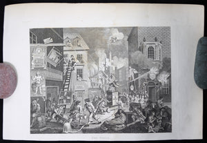 Print ‘The Times’ after William Hogarth (1796-1806)