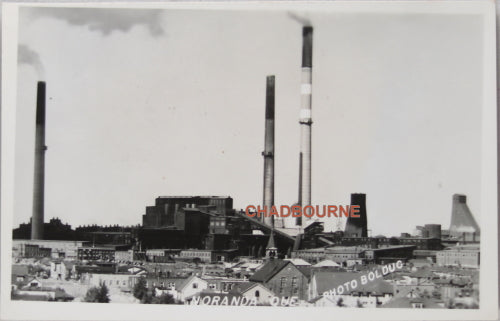 Quatre cartes postales photo Noranda Québec (Canada) c. 1950s