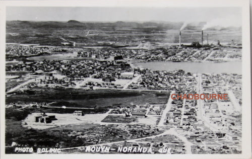 Quatre cartes postales photo Noranda Québec (Canada) c. 1950s