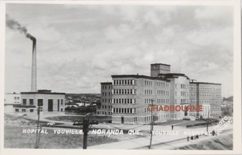 Quatre cartes postales photo Noranda Québec (Canada) c. 1950s