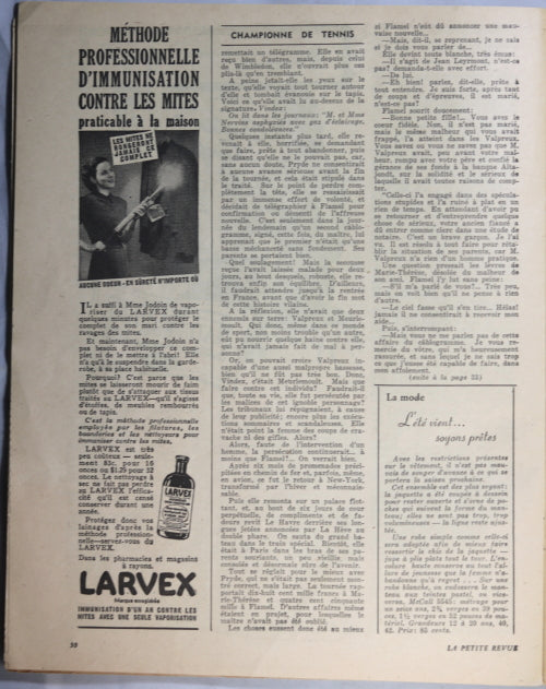 Québec magazine mensuel 'La Petite Revue' Juin 1944