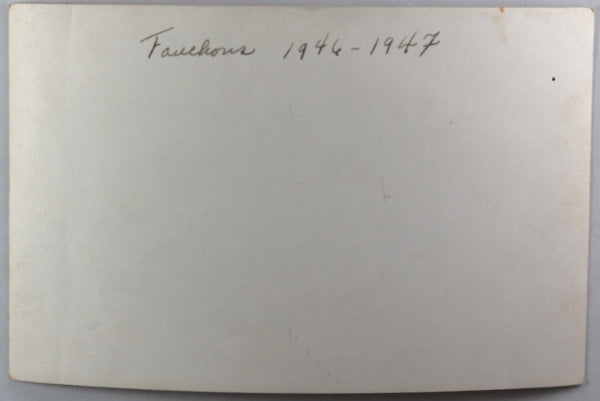Québec deux photos équipes hockey patinoire extérieure 1946-47, 47-48