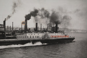 R.J. Waters photo railway steamship ‘Solano’ San Francisco CA c. 1900