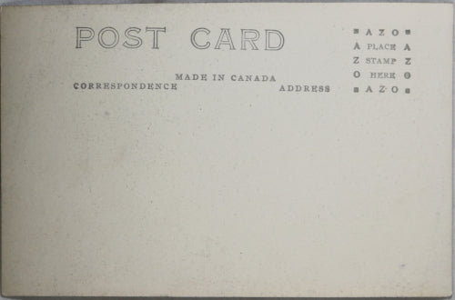 RPPC photo postcard of South Falls Muskoka Ontario (Canada) 1930s