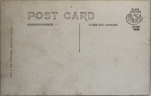 RPPC photo postcard of interior of large coal facility Ohio c.1910