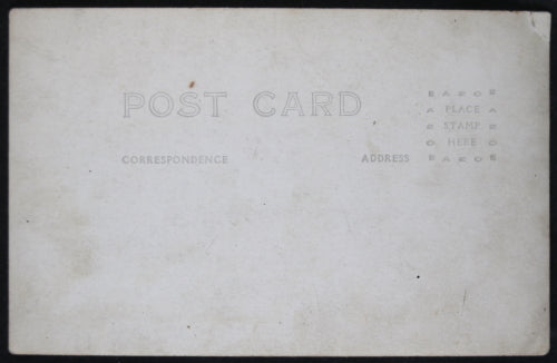 RPPC photo postcard of two African-American siblings c. 1930s