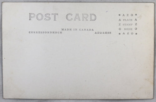 RPPC photo postcard view Montreal from Cedar Ave. Childrens Hosp.