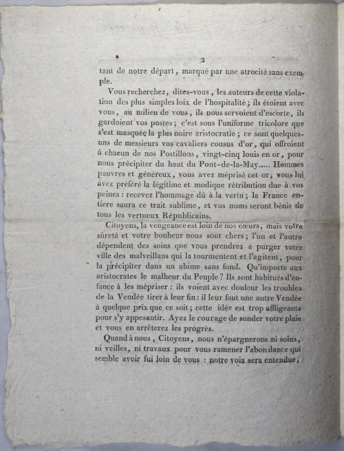 Réprimation Fédéralistes de Bordeaux durant La Terreur (1793)