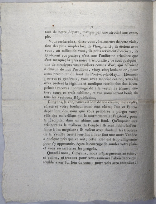 Réprimation Fédéralistes de Bordeaux durant La Terreur (1793)