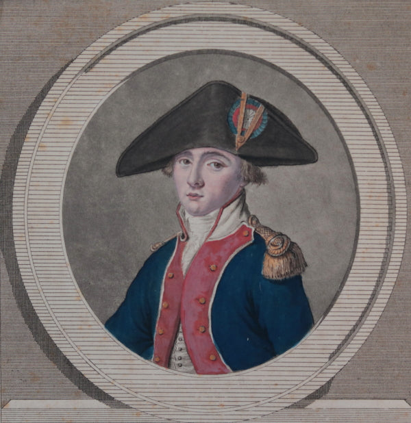Révolution gravure Désilles, héros mutinerie 'Affaire de Nancy' c.1791