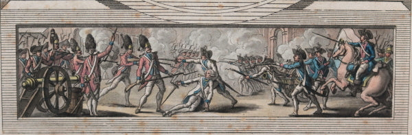 Révolution gravure Désilles, héros mutinerie 'Affaire de Nancy' c.1791