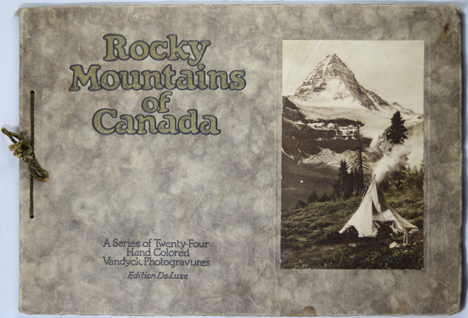 'Rocky Mountains of Canada' – portfolio of 24 photogravures. Late 1920s