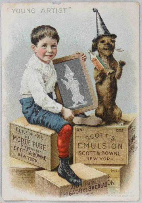 Scott's Emulsion - Advertising trade Card 1897