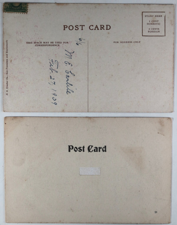 Set of 10 postcards, San Francisco earthquake of 1906