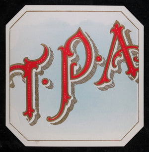 Set of 2 T.P.A. cigar box labels @1910