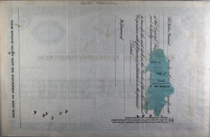 Set of 2 stock certificates of Chelten Corporation (1936)