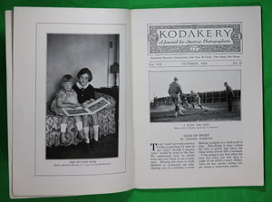 Set of four 1925 KODAKERY photo magazines
