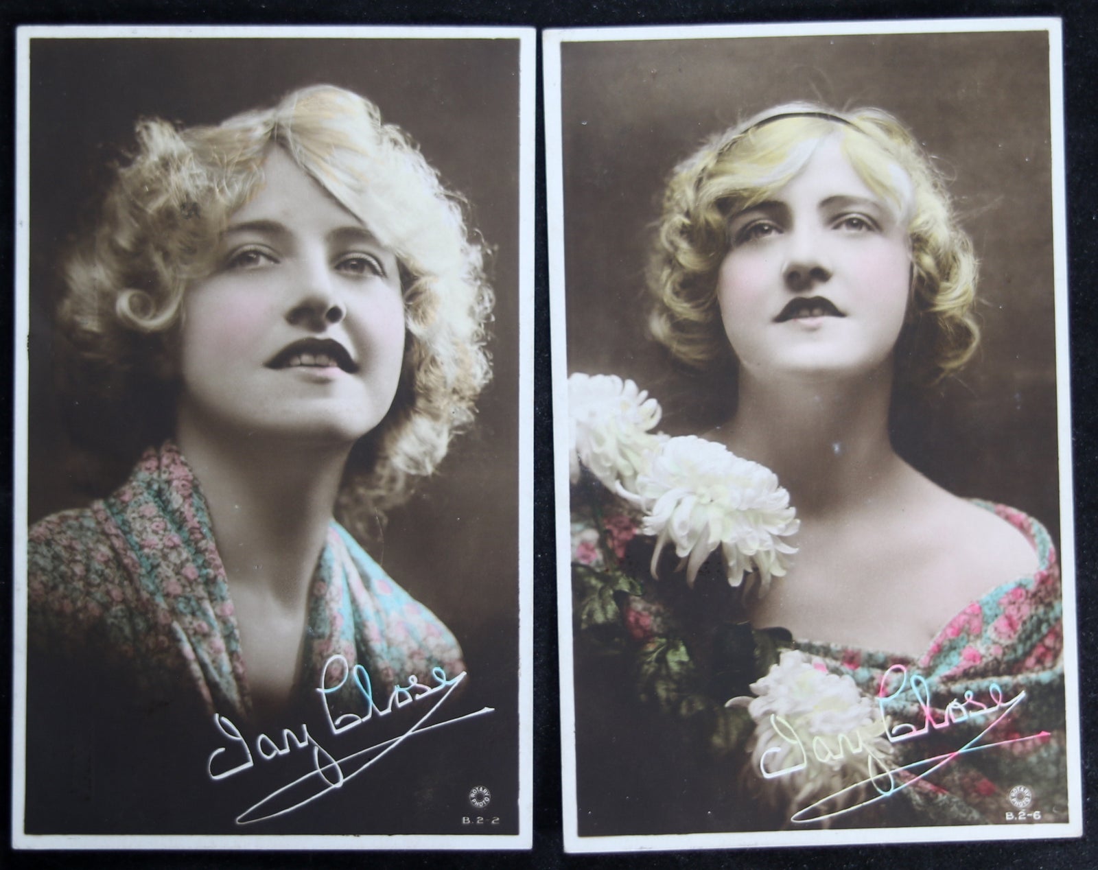 Set of three entertainment photo PCs Ivy Close - UK (1914-18)