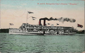 Set of two postcard of Canadian steamboats c. 1910