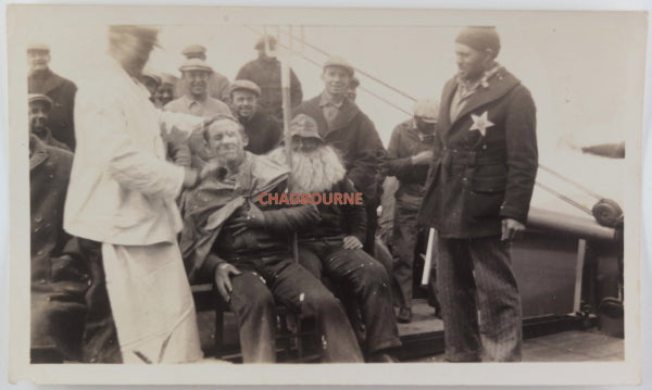 Set of 4 vintage photos related to Alaska's maritime industry