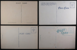 Set of 7 USA vintage postcard with Armed Forces content
