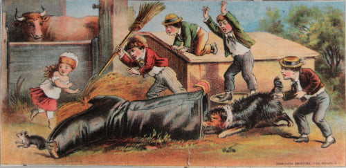 Silver Tip children shoes - Advertising trade card (early 1900's)