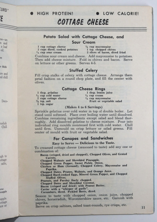 Silverwood Dairies Ltd (Ontario) recipe pamphlet – c. 1950s Silverwood Dairies Ltd (Ontario) recipe pamphlet – c. 1950s