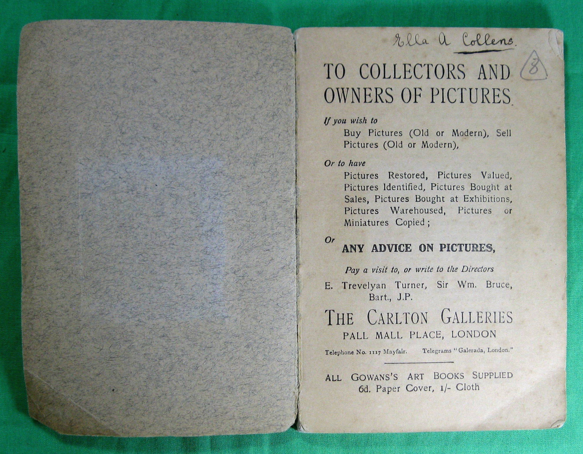 Small photograph book 'Masterpieces of G.F. Watts' 1911