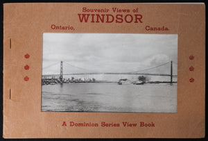 Souvenir photo book of Windsor Ontario @1930s