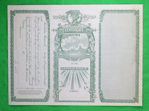 Stock certificate of Jersey State Bank (1960)