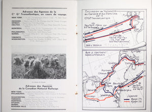 Summer 1931 Cie. Gle. Transatlantique travel brochure – Canada/USA
