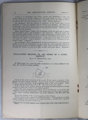  The Aëronautical Journal January 1910 (UK) S.F. Cody