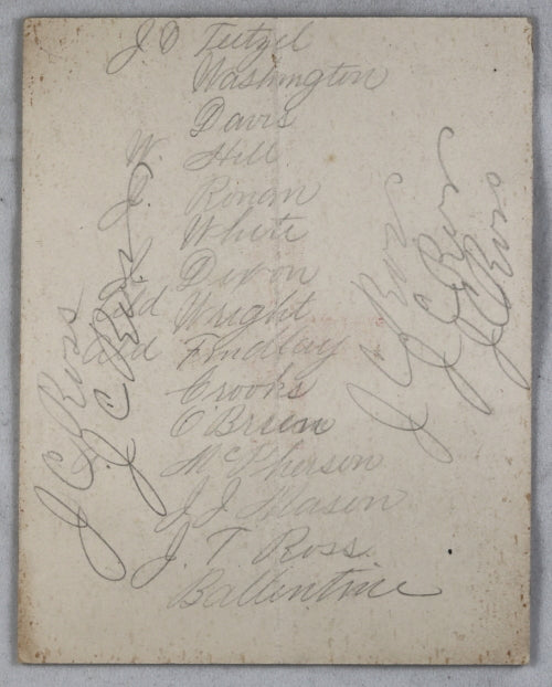 Ticket for English Night (St Georges Eve) event 1898 - Hamilton Ontario area