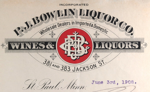 Two USA letters with Liquor & Distiller letterheads, early 1900s