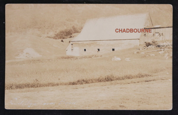 Two early photo postcards, President Coolidge’s life in Vermont