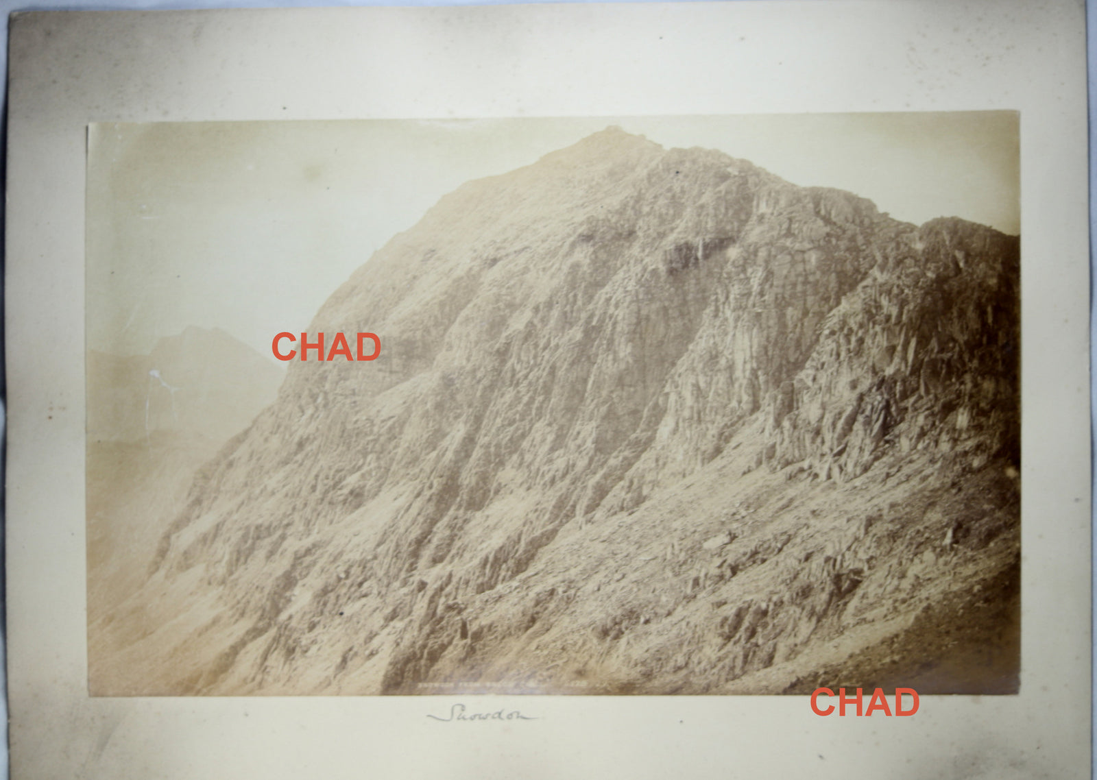 Two large photos of Welsh landscape by James Valentine @1880