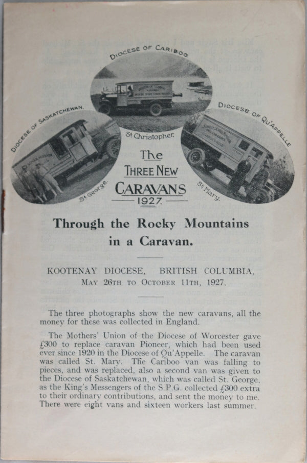 Two pamphlets, Sunday School Caravans British Columbia (1927-1953)