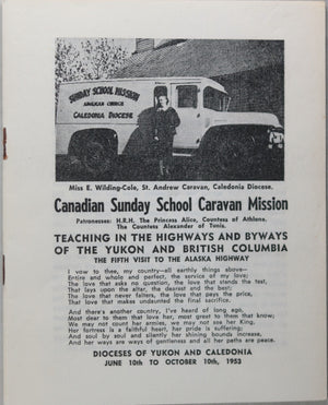 Two pamphlets, Sunday School Caravans British Columbia (1927-1953)