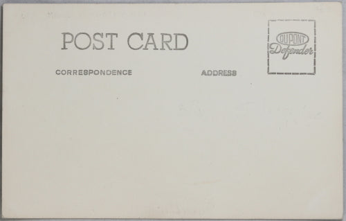 Two photo postcards Aroostook Valley R.R Maine trolley cars c. 1940s