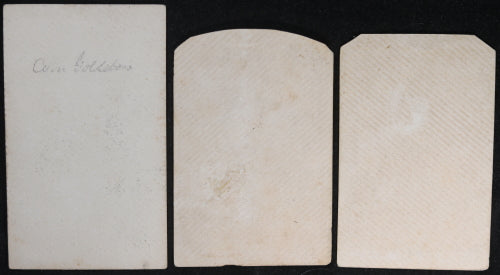 U.S. Civil War, 3 CDV images of Union Generals and a Commodore