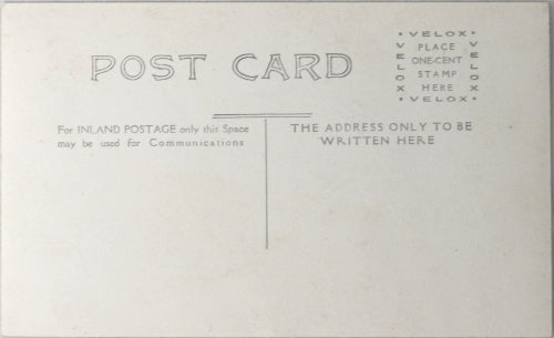 UK photo postcard of man checking a horse’s shoe c. 1910